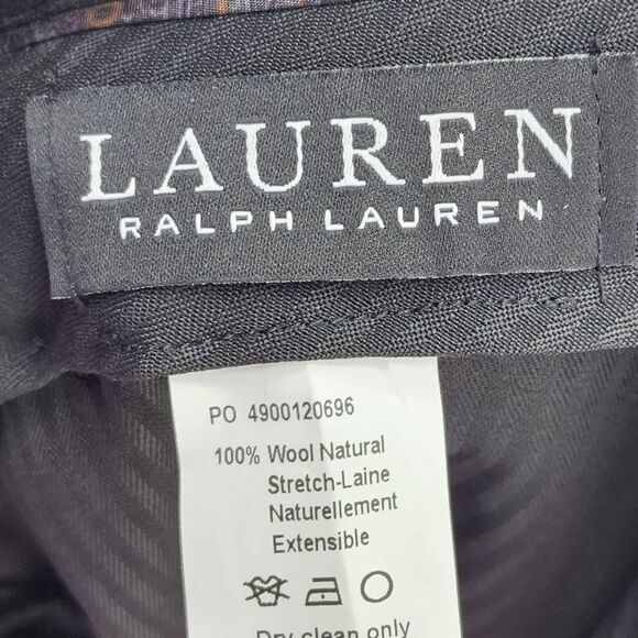 Lauren Ralph Lauren Men's Stretch Wool Suit Pants - 36W x 30L - Picture 3 of 6
